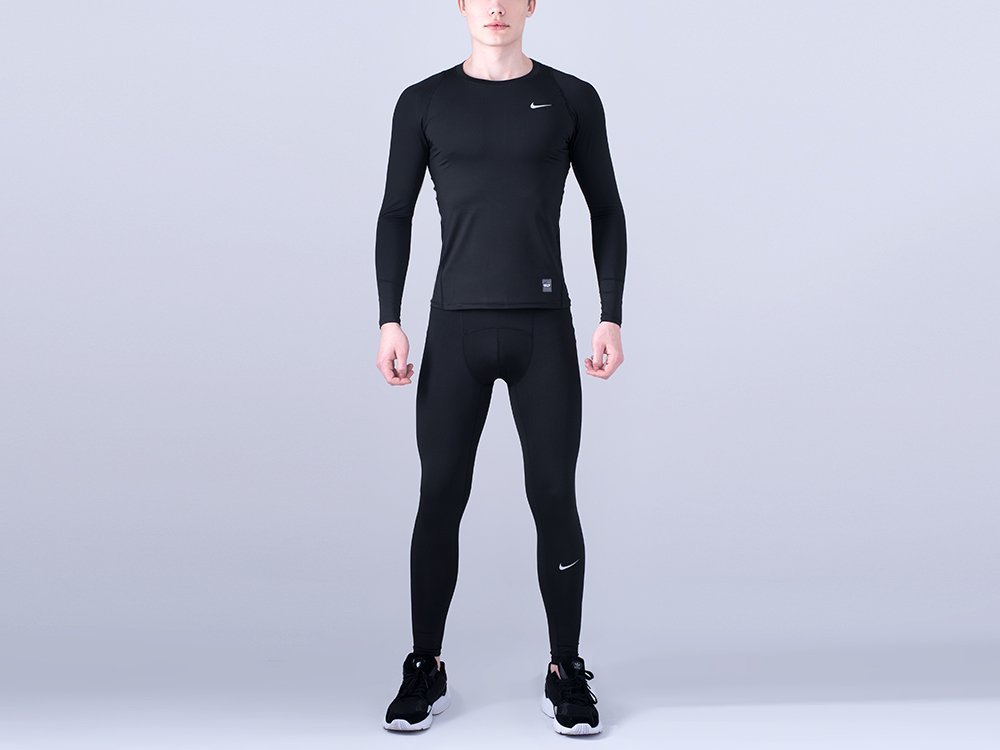 Тренировочный костюм Nike (черный) - изображение №1