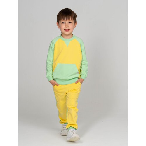 Комплект одежды КудымовёноК, желтый (желтый/желтый-зеленый)