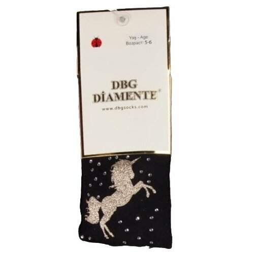 Колготки DBG Diamente для девочек, классические, черный