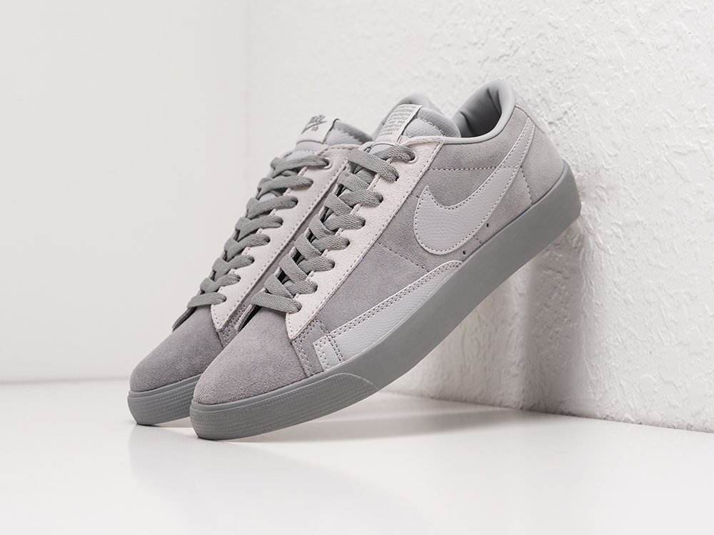 Кроссовки Nike Blazer Low 77 (серый) - изображение №1