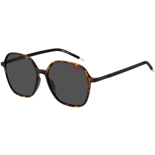 Солнцезащитные очки HUGO, красный (коричневый/красный) - изображение №1