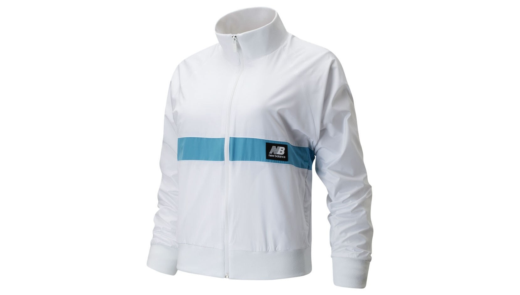 Куртки NB ATHLETICS ARCHIVE RUN WIND JACKET (белый) - изображение №1