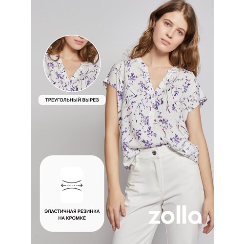 Блуза  Zolla, бежевый - изображение №1