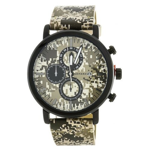 Наручные часы Gepard Gepard Наручные часы мужские Gepard, кварцевые, модель 1908A11L1-23, мультиколор, черный (черный/мультицвет)