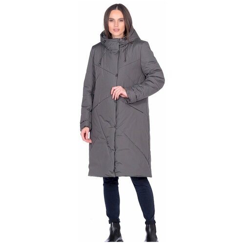 куртка  Maritta зимняя, средней длины, подкладка (кремовый)