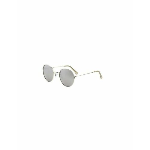 Солнцезащитные очки Tropical, оправа: металл, для женщин, серебряный (серый/серебристый)