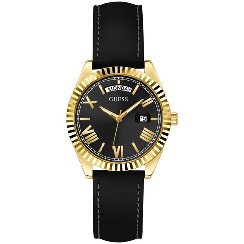 Наручные часы GUESS Dress Steel Наручные часы GUESS GW0357L1, черный, золотой (черный/золотой/золотистый) - изображение №1