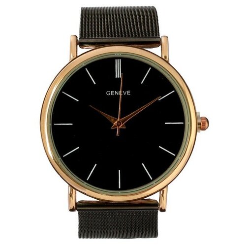 Наручные часы Часы наручные женские "Ливато", d-3.7 см, черные, черный - изображение №1