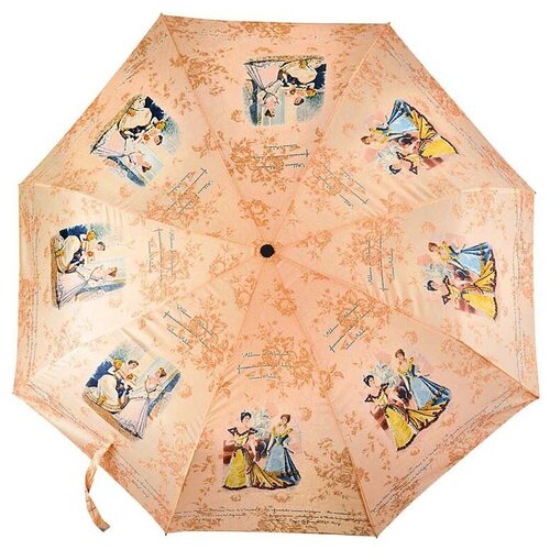 Зонт Lady Hamilton, полуавтомат, чехол в комплекте, бежевый - изображение №1