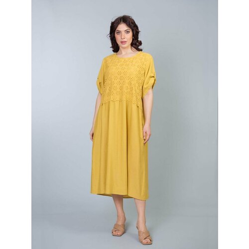 Платье, желтый - изображение №1