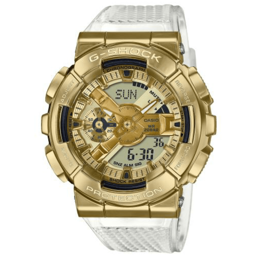 Наручные часы CASIO G-Shock Наручные часы Casio G-SHOCK GM-110SG-9A, белый, золотой (белый/золотистый)