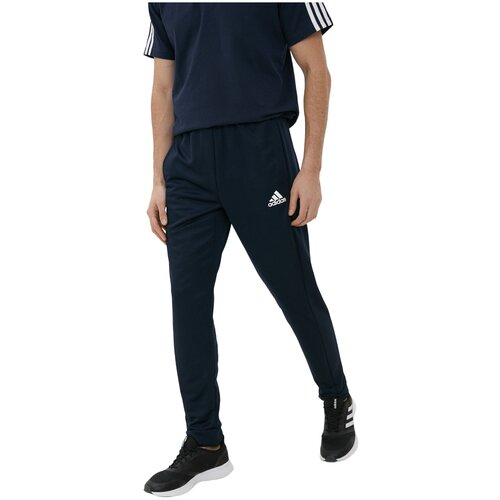 брюки adidas, черный, синий (черный/синий) - изображение №1