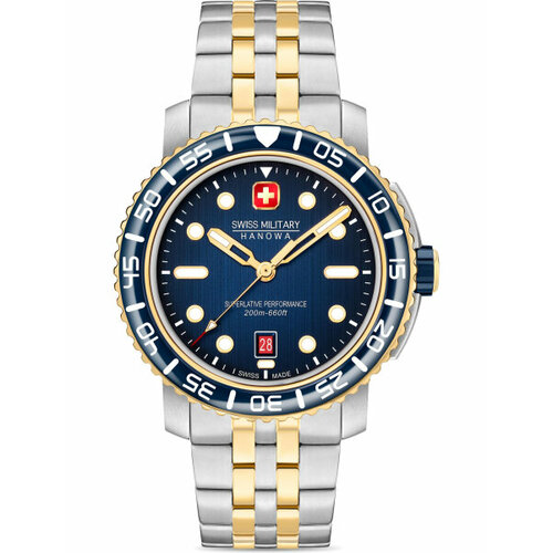 Наручные часы Swiss Military Hanowa Aqua Наручные часы Swiss Military Hanowa SMWGH0001760, синий - изображение №1