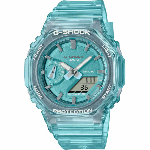 Наручные часы CASIO Часы Casio GMA-S2100SK-2AER, голубой - изображение №1