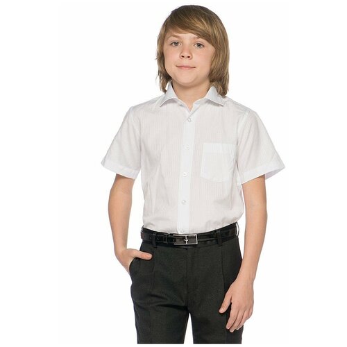 Школьная рубашка Tsarevich, белый - изображение №1