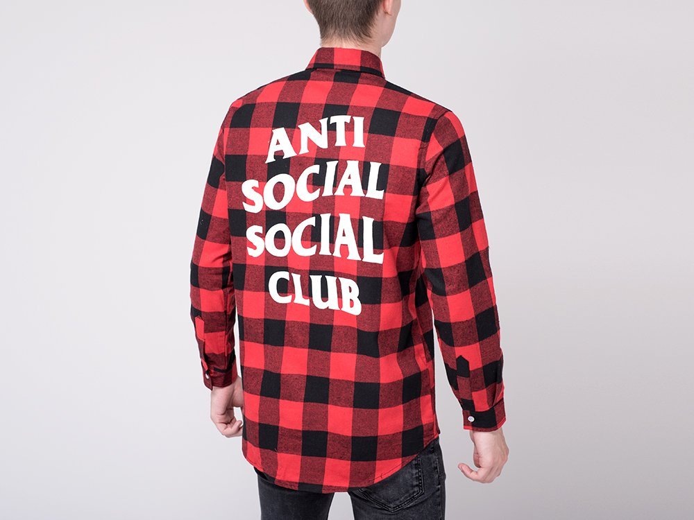 Рубашка Anti Social Social Club (черный/красный) - изображение №1