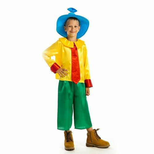 Карнавальный костюм «Незнайка», рост 110 см (разноцветный/мультицвет)