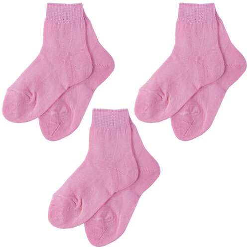 Носки Смоленская Чулочная Фабрика, 3 пары, розовый (розовый/светло-розовый)