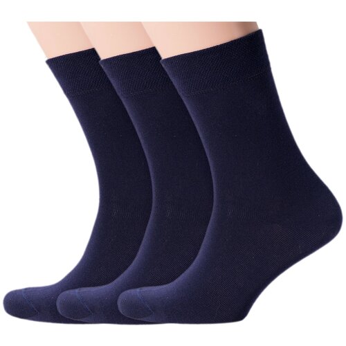 Мужские носки Брестский Чулочный Комбинат, 3 пары, синий (синий/тёмно-синий)