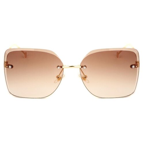 Солнцезащитные очки Keluona, градиентные, золотой (коричневый/золотистый)
