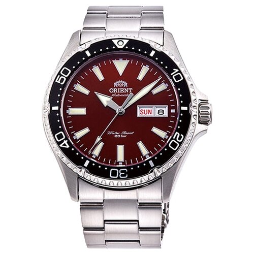 Наручные часы ORIENT AA0003R1, серебряный, красный (красный/серебристый)