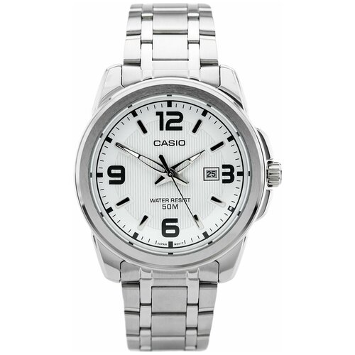Наручные часы CASIO Collection Наручные часы CASIO Collection MTP-1314D-7AVDF, белый, серебряный (серебристый/белый)