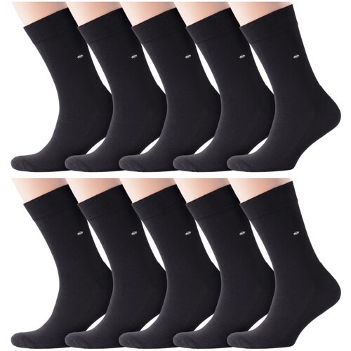 Носки RuSocks, 10 пар, черный - изображение №1