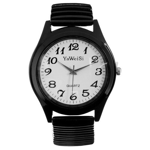 Наручные часы Noname Часы наручные женские "YaWei", браслет "резинка", микс, черный
