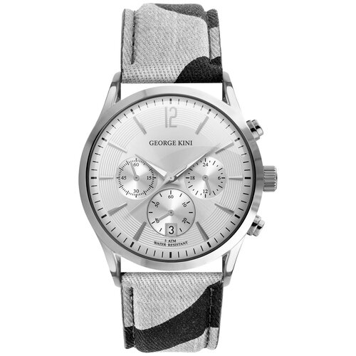 Наручные часы GEORGE KINI GK.17.S.1S.4.1.0, серебряный (серебристый)