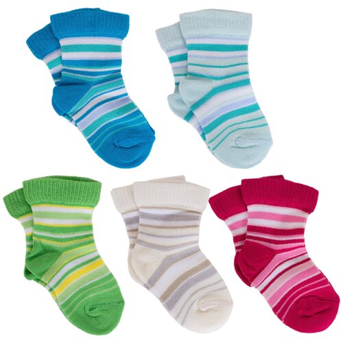 Носки LorenzLine детские, 5 пар, мультиколор (разноцветный) - изображение №1