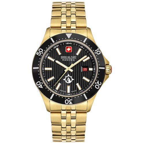 Наручные часы Swiss Military Hanowa Flagship X Часы Swiss Military Hanowa SMWGH2100610, золотой, черный (черный/золотой/золотистый)