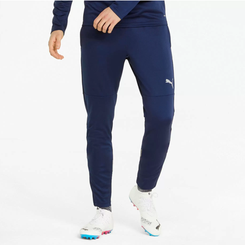 брюки PUMA teamFINAL Training Pants, синий (синий/тёмно-синий)