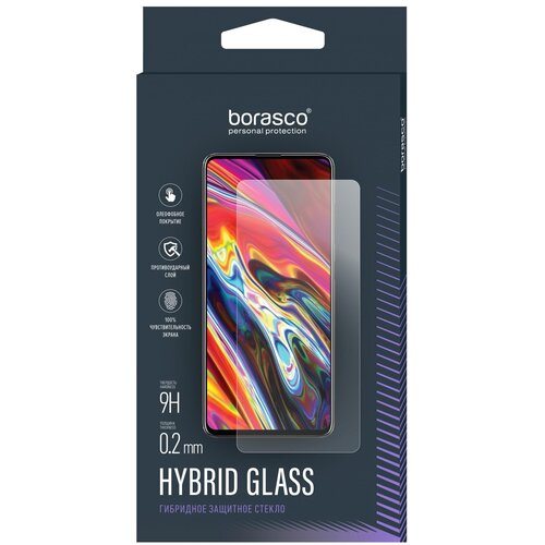 Защитное стекло Borasco, бесцветный (бесцветный/прозрачный) - изображение №1
