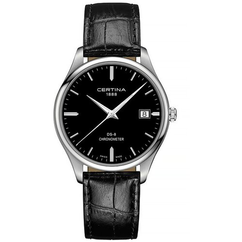 Наручные часы Certina DS-8 Наручные часы Certina DS-8 C033.451.16.051.00, черный, серебряный (черный/серебристый)