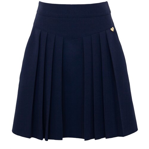 Школьная юбка SLY, синий (синий/тёмно-синий) - изображение №1