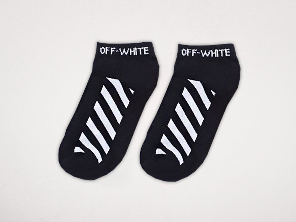 Носки короткие OFF-WHITE (черный) - изображение №1