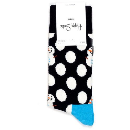Носки Happy Socks, белый, синий, черный (черный/синий/белый)