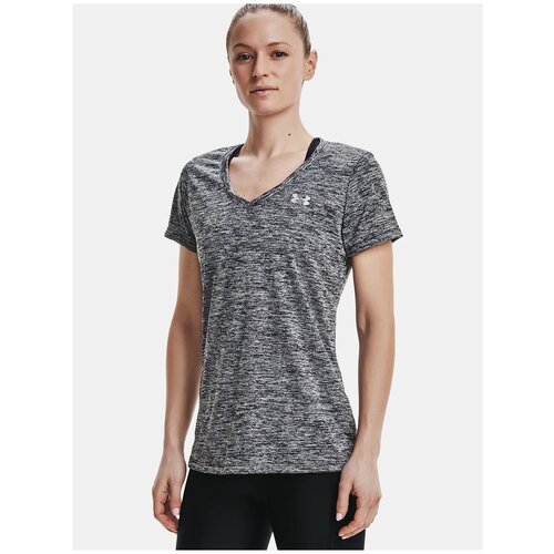 Футболка Under Armour Tech Twist V-Neck, серый - изображение №1