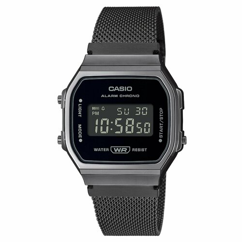 Наручные часы CASIO Наручные часы Casio A-168WEMB-1B, серый, черный (серый/черный/серебристый)