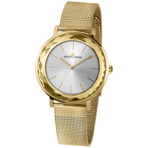 Наручные часы JACQUES LEMANS 1-2054H, серебряный, золотой (серебристый/золотой/золотистый)