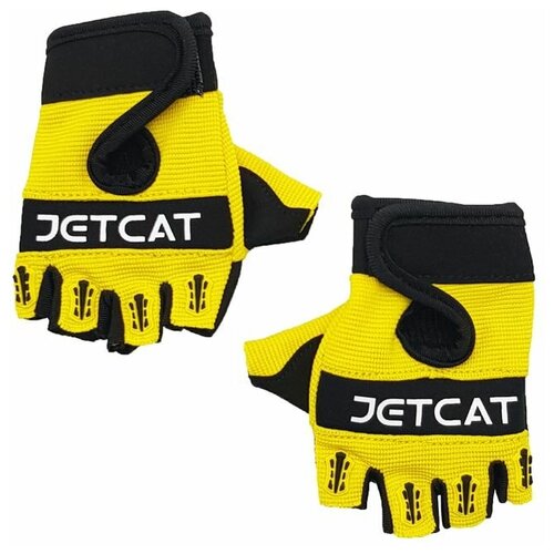 Перчатки JETCAT, розовый (черный/розовый/зеленый/желтый)