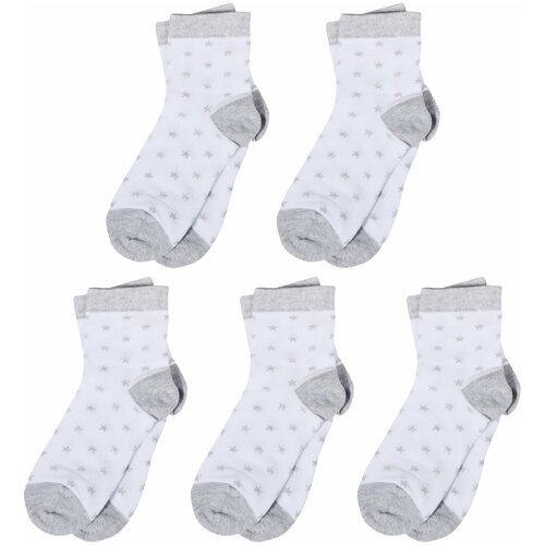 Носки LorenzLine для мальчиков, 5 пар, белый - изображение №1