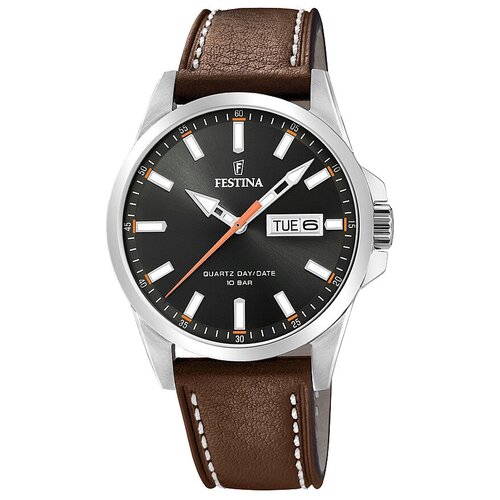 Наручные часы FESTINA Classics F20358/2, серебряный (серебристый/стальной)
