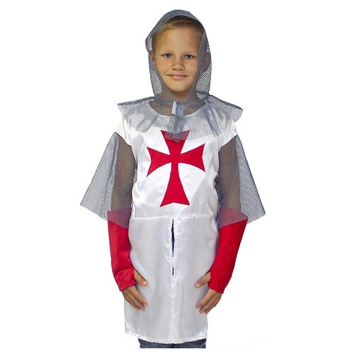 Бока С Карнавальный костюм Рыцарь, рост 104-116 см 2503 (серебристый)