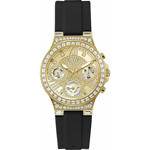 Наручные часы GUESS Sport Steel Женские наручные часы GUESS GW0257L1, черный, золотой (черный/золотистый)