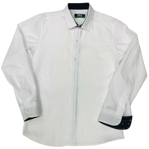 Школьная рубашка BoLd, белый - изображение №1