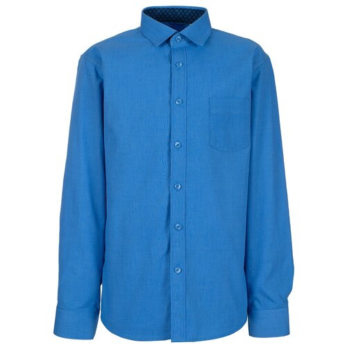 Школьная рубашка Tsarevich, синий - изображение №1