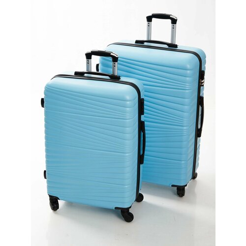 Комплект чемоданов Feybaul 31680, 65 л, голубой - изображение №1