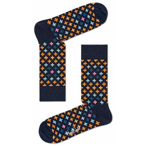 Носки  унисекс Happy Socks, 1 пара, классические, черный, мультиколор