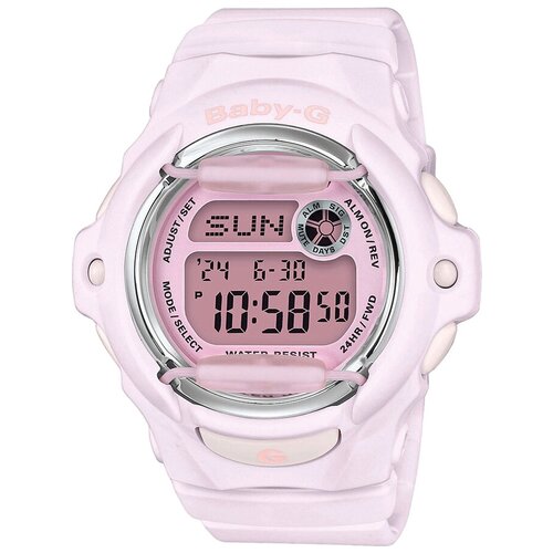 Наручные часы CASIO BG-169M-4, розовый (розовый/красный-розовый)